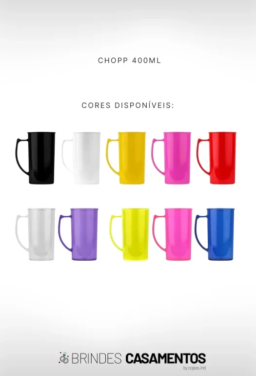 Canecas de Chopp 400 ml 
