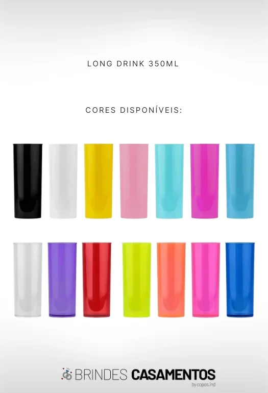  Copos Long Drink Personalizado