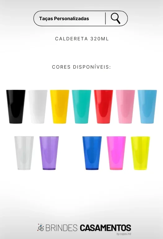  Copo Caldereta 320 ml personalizado