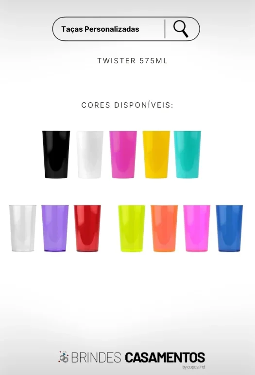 Copo Twister Personalizado