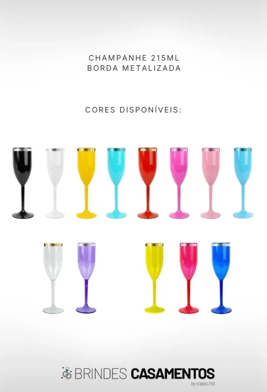 Ta&ccedil;a Champanhe com Borda