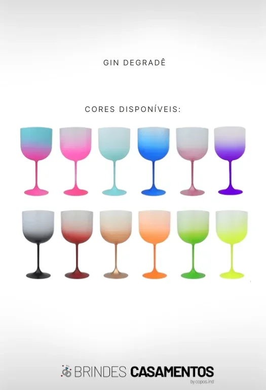 Ta&ccedil;a de Gin Degrad&ecirc;
