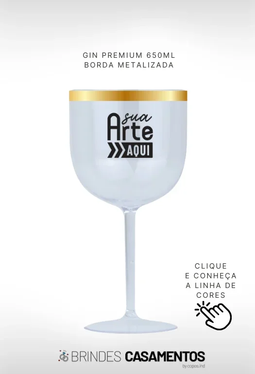 Ta&ccedil;a de Gin Personalizada