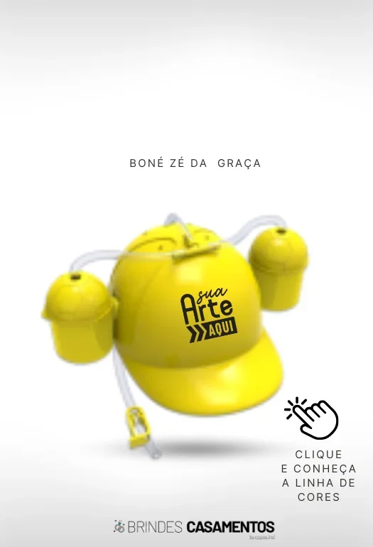  Capacete com Copos Laterais